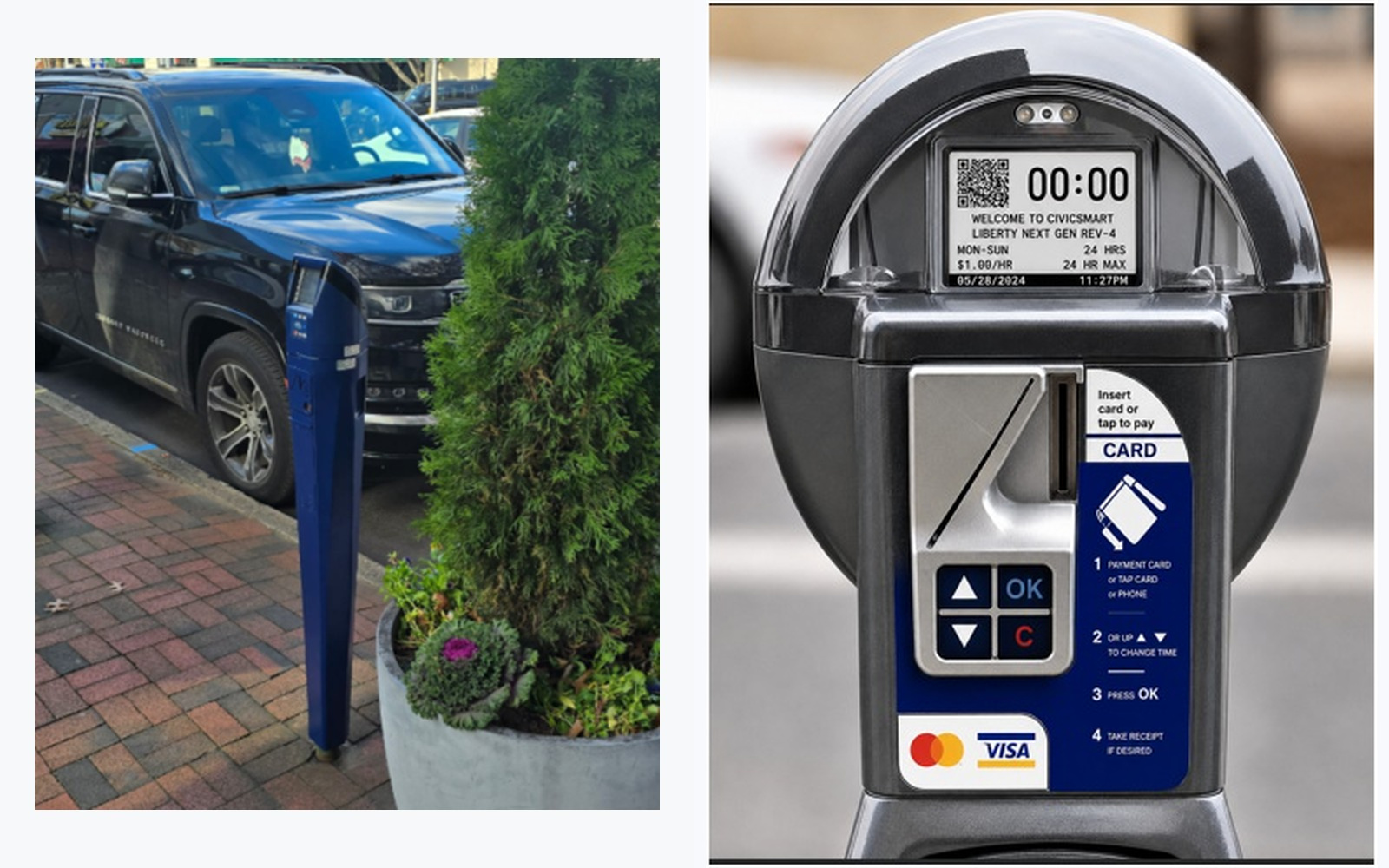 SpaceMaster side view alongside LNG single-space meter
